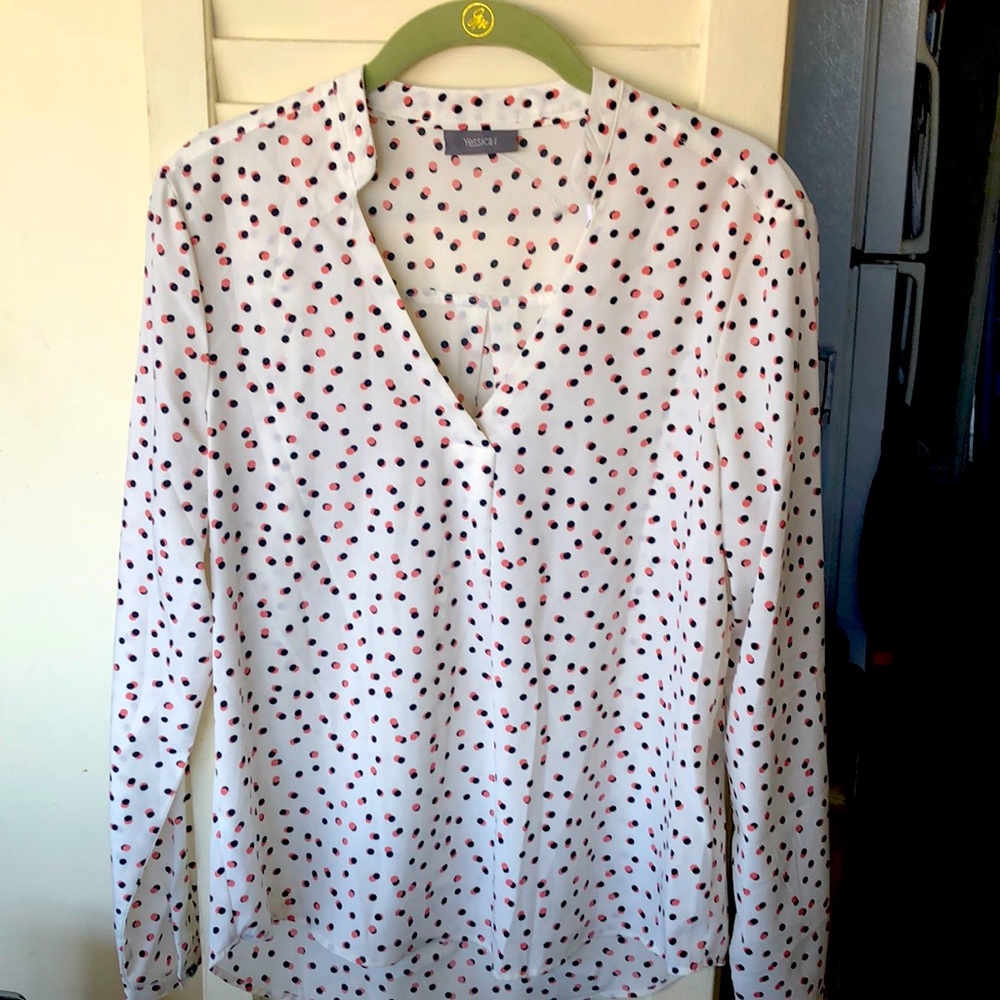 Polka dots blouse